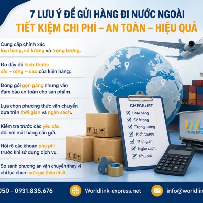 YẾU TỐ ẢNH HƯỞNG ĐẾN CHI PHÍ GỬI HÀNG ĐI NƯỚC NGOÀI
