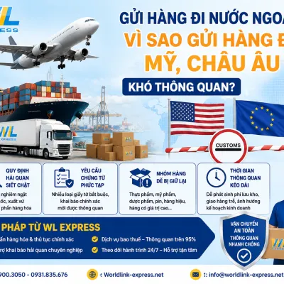 Gửi Hàng Đi Nước Ngoài Thế Nào Khi Hải Quan Mỹ, Châu Âu Siết Chặt Quy Định?