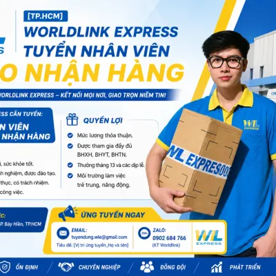 Nhân viên giao nhận hàng