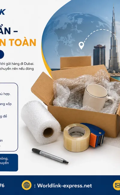 Gửi hàng đi Dubai: 7 điều cần biết trước khi gửi