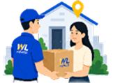 Bước 5: Giao hàng tận nơi