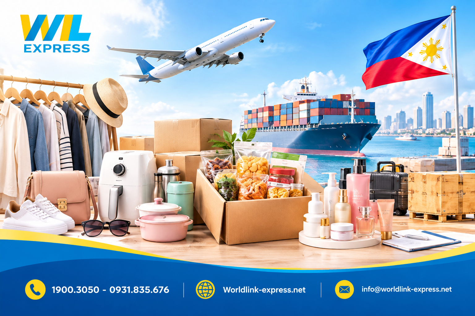 Các mặt hàng ưa chuộng gửi hàng từ Việt Nam đi Philippine