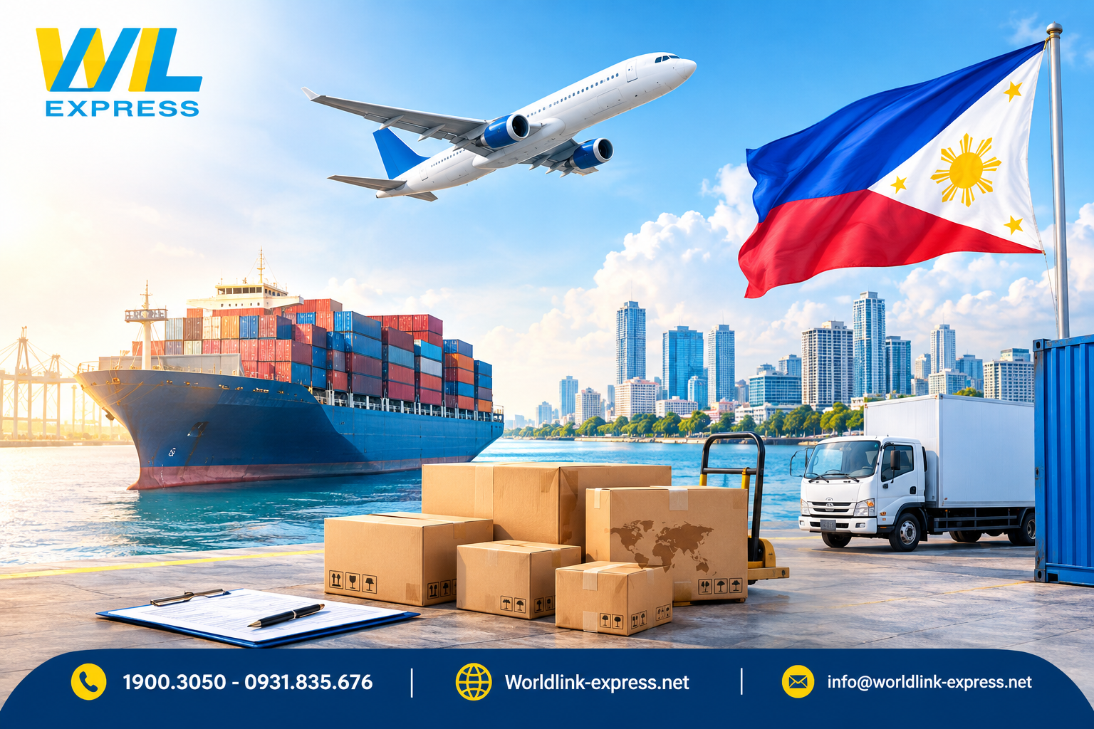 Các phương thức gửi hàng từ Việt Nam đi Phillippine
