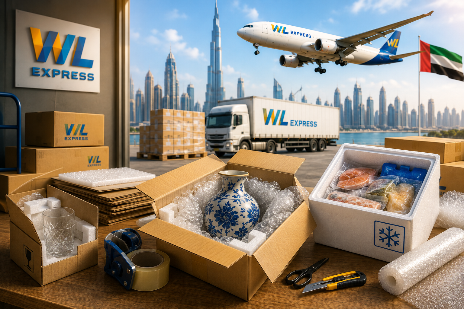 Cách đóng gói chuẩn khi gửi hàng đi Dubai